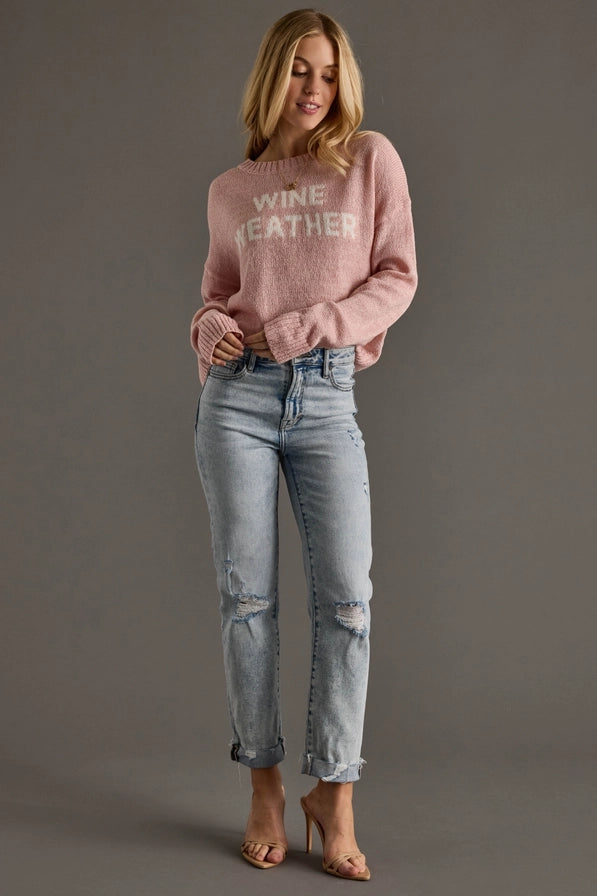 Wine Weather Sweater