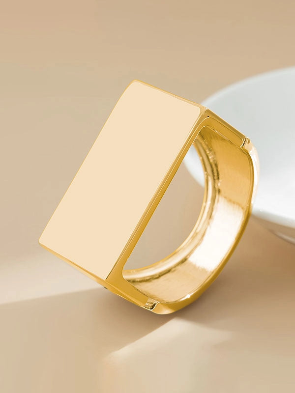 Geometric Solid Color Bracelet