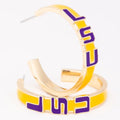 LSU Yellow Logo Hoops