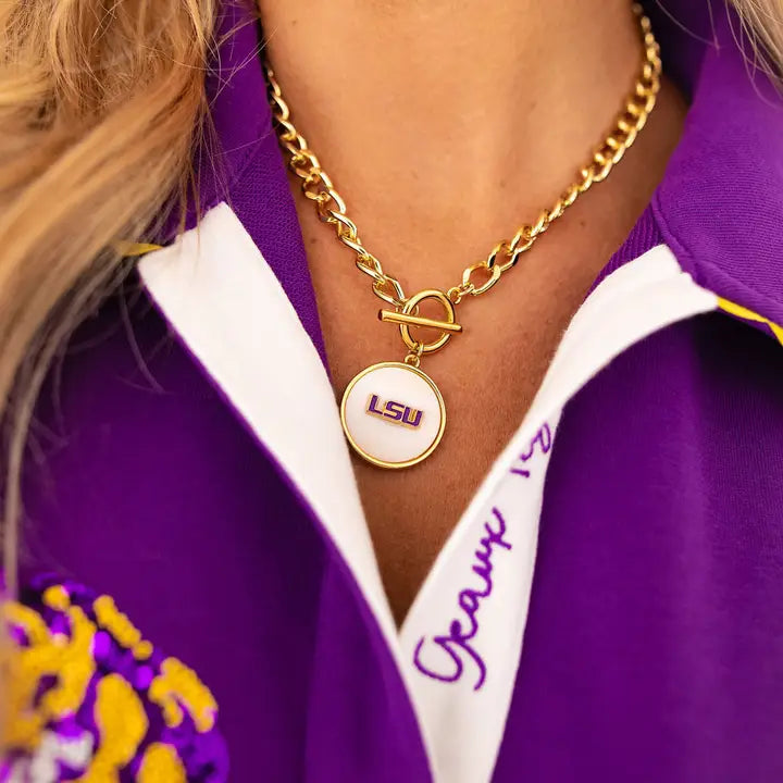 Lsu Logo Necklace