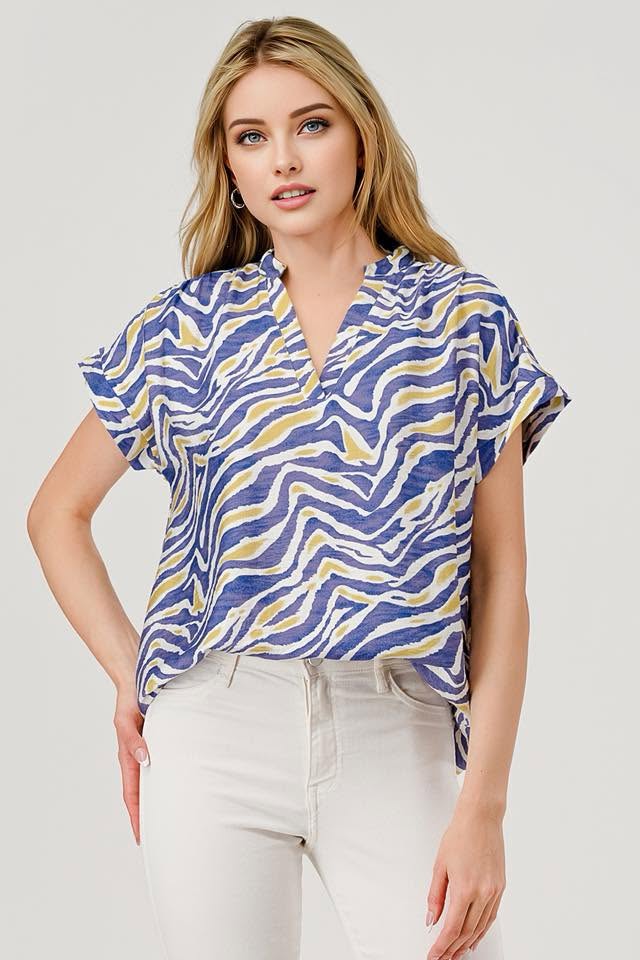 Tori Game Day Tiger Top
