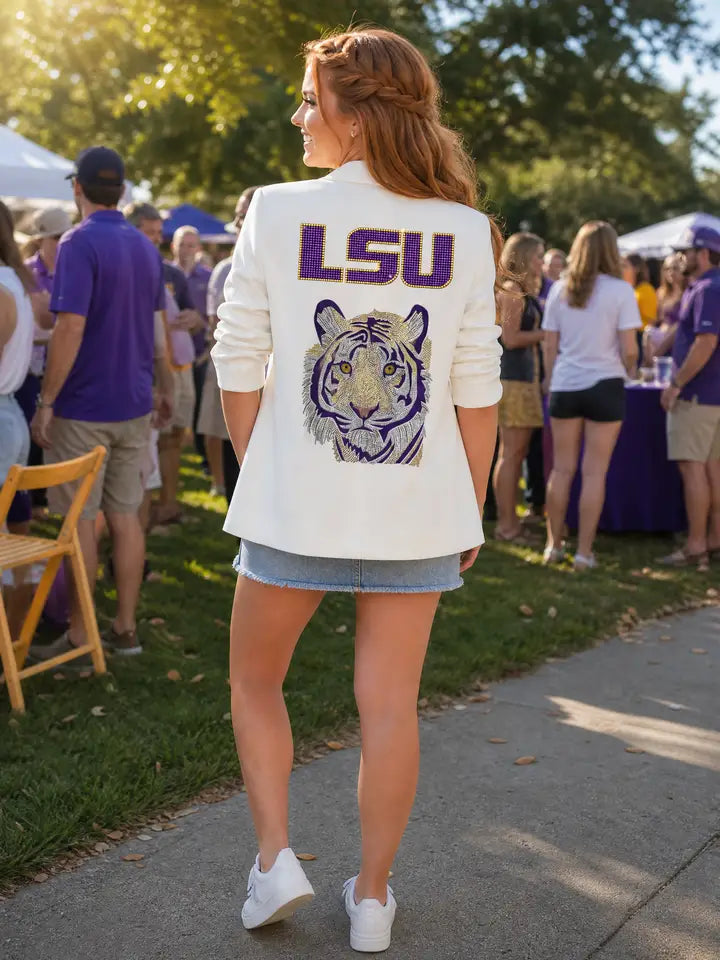 LSU Crystal Tiger Blazer