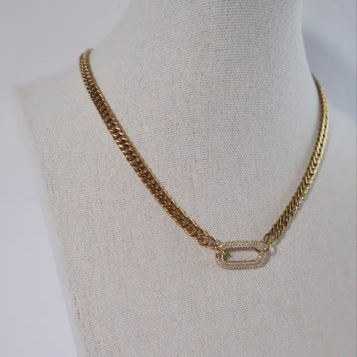 Blake Pave Link Chain Choker
