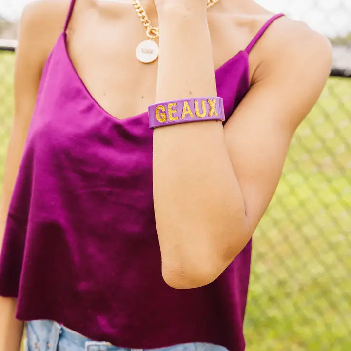 LSU Geaux Cuff