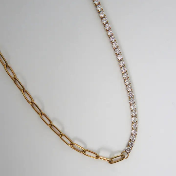 Celine Paperclip Necklace