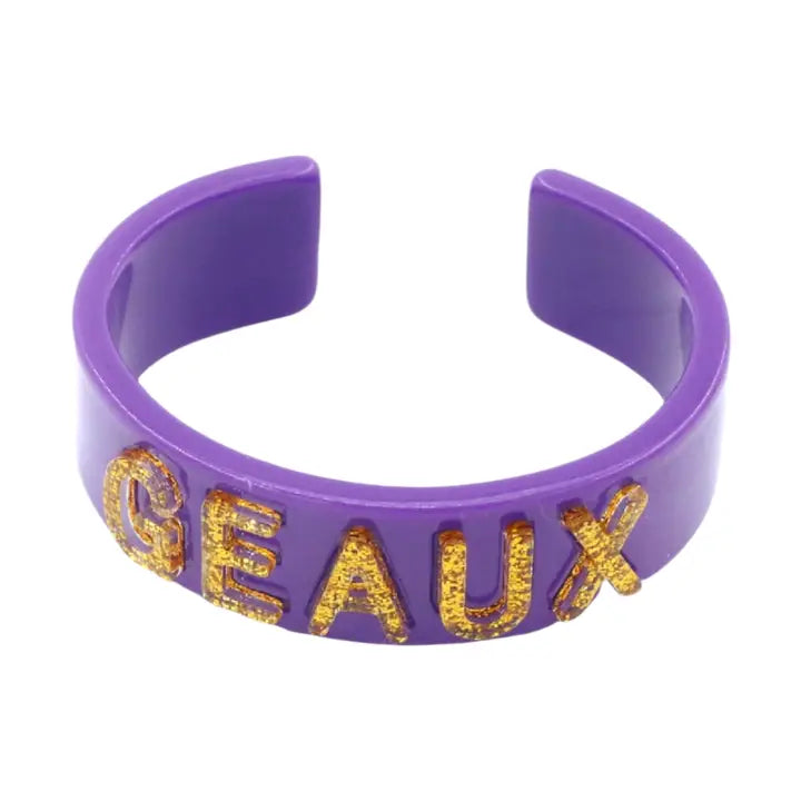 LSU Geaux Cuff