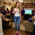 LSU Paws Up Body Suit